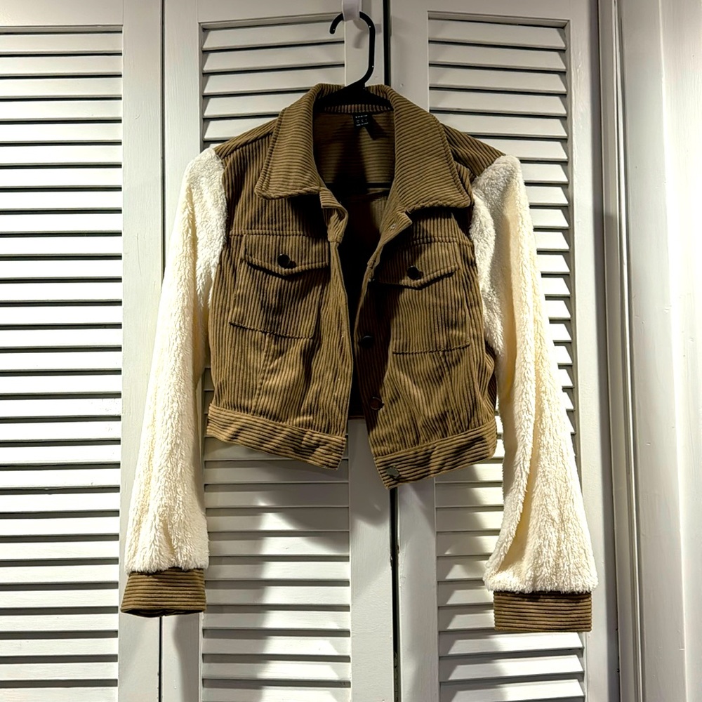 Corduroy Cropped Jacket